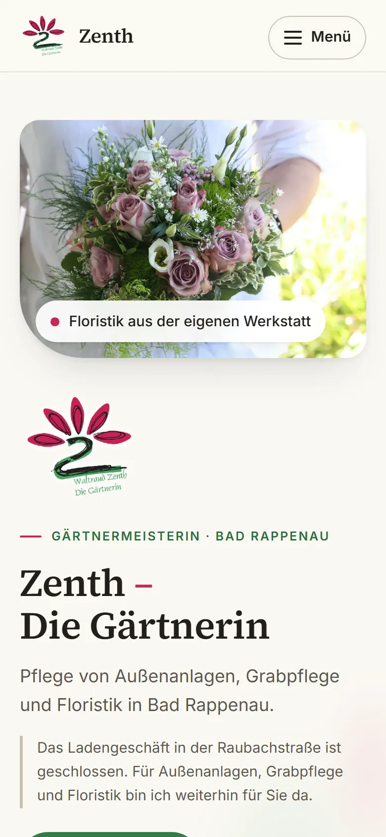 Zenth, Die Gärtnerin auf dem Handy